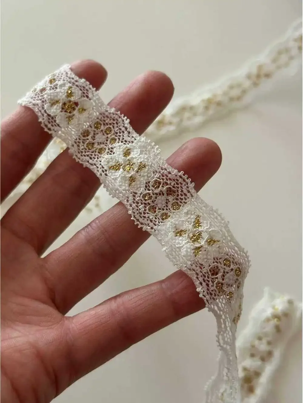 10yds Texas Chrisom Lace - TX Local Stock ready to ship. Retail & Wholesale